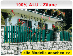 100% ALU - Zäune 100% ALU - Zäune
