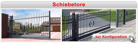 Schiebetore konfigurieren