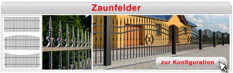 Zaunfelder konfigurieren