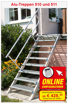 Alutreppen 510 und 511