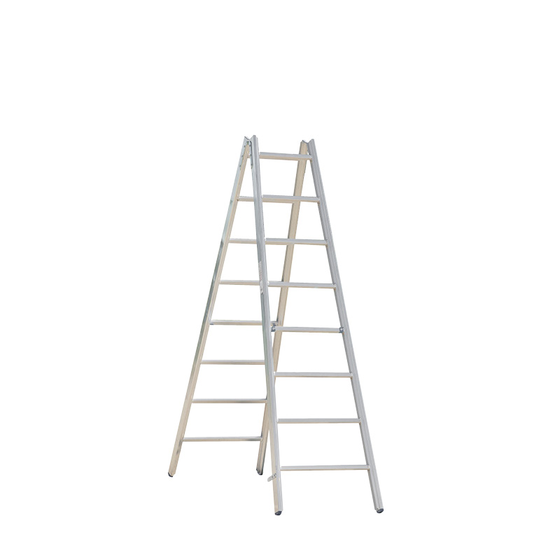 Alu-Sprossen Stehleiter Mod. 000 - Sprossenanzahl: 2 x 8, Länge: 2,34 m