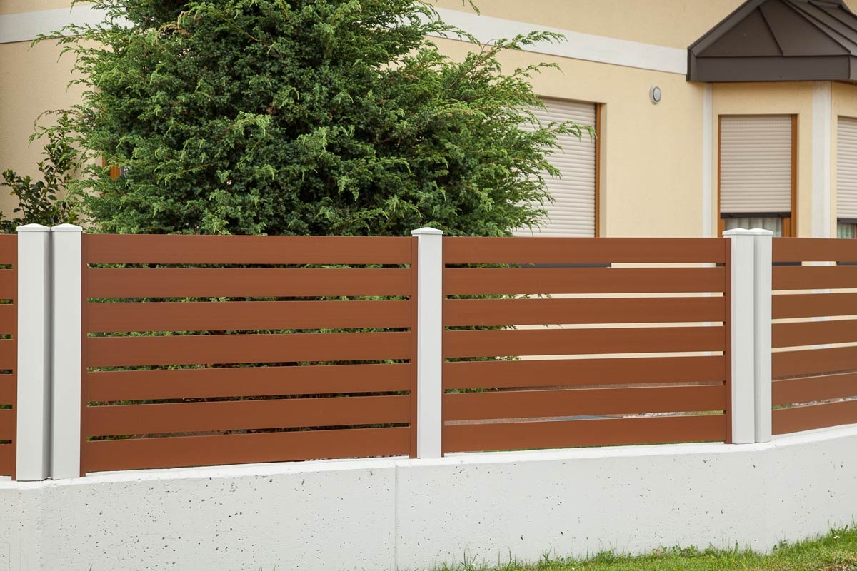 Alu Querlattenzaun Dublin