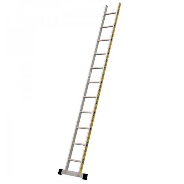 Anlegeleiter Euro-Light Mod. 201 - Sprossenzahl: 11, Länge: 3,15 m