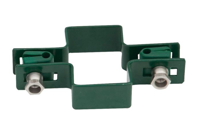 Verbindungsklammer für Pfosten Mod. U - Farbe: grün