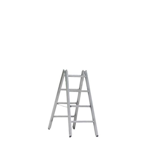 Alu-Sprossen Stehleiter Mod. 000 - Sprossenanzahl: 2 x 4, Länge: 1,22 m