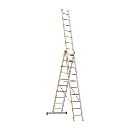 Euro-Light Mehrzweckleiter 3-tlg. Mod. 207 - Sprossenzahl: 3 x 10