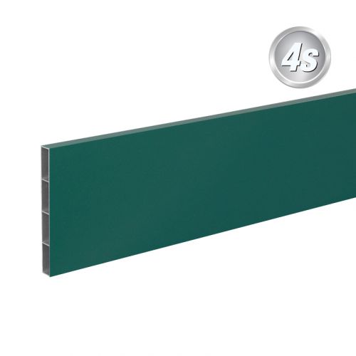 Alu Querlatte 20 x 200 mm - Farbe: grün, Länge: 250 cm, Höhe: 20 cm