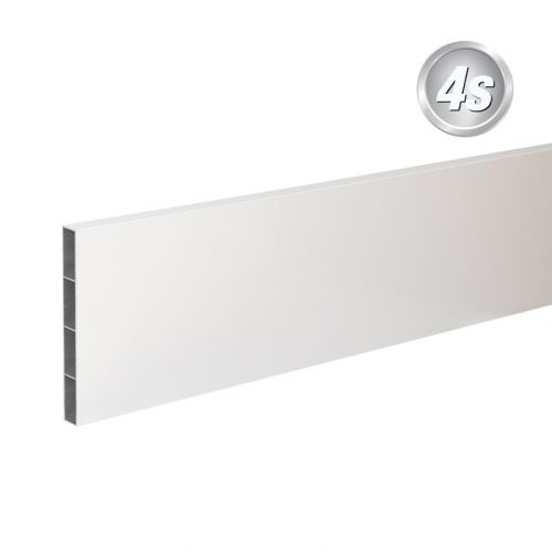 Alu Querlatte 20 x 200 mm - Farbe: grau, Länge: 250 cm, Höhe: 20 cm