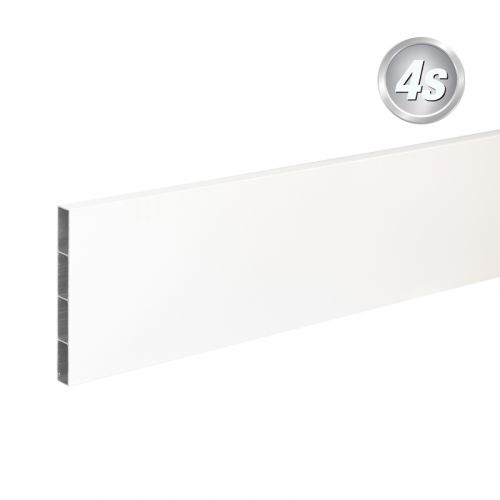 Alu Querlatte 20 x 200 mm - Farbe: weiß, Länge: 100 cm, Höhe: 20 cm
