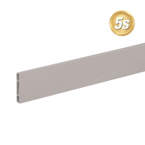 Alu Querlatte 20 x 120 mm - Farbe: dunkelgrau 5S, Länge: 300 cm, Höhe: 12 cm