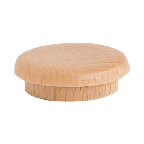 Abdeckkappe flach - Buche natur