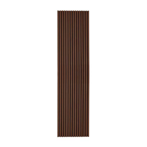 Akustikpaneele  - Modell: Raucheiche dunkel - Echtholzfurnier, Maße: 2400 x 600 x 22 mm, Stück: 4, Packungsinhalt: ca. 5,76 m²
