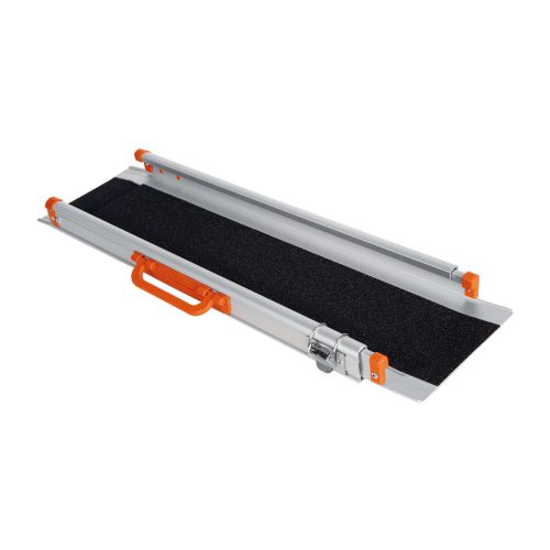 Alu Auffahrtsrampe teleskopisch - min./max. Länge: 0,75 / 1,22 m, max. Belastbarkeit Paar*: 270 kg