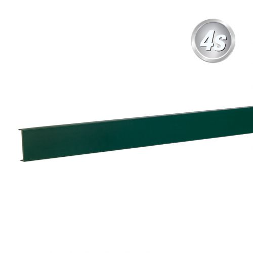Alu Abstandhalter 44,4 mm - Farbe: grün, Länge: 100 cm