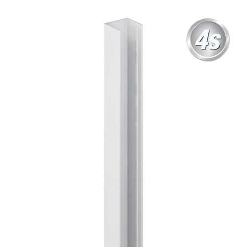 Alu U-Profil für 44 mm Profile - Farbe: grau, Länge: 200 cm