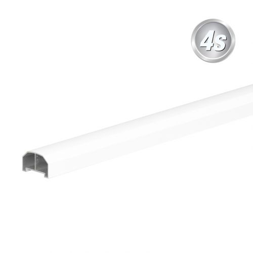 Handlauf für Alu Geländer Bausatz - Farbe: weiß, Länge: 250 cm