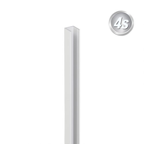 Alu U-Profil - Farbe: grau, Länge: 250 cm