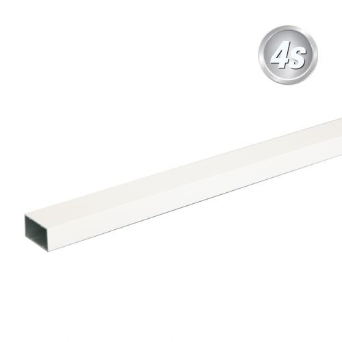 Alu Querlatte 44 x 30 mm - Farbe: weiß, Länge: 300 cm