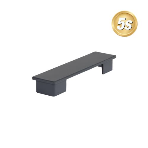 Alu Latten Abdeckkappe flach Norwich - Farbe: anthrazit 5S, für Alu Latten: 80 mm