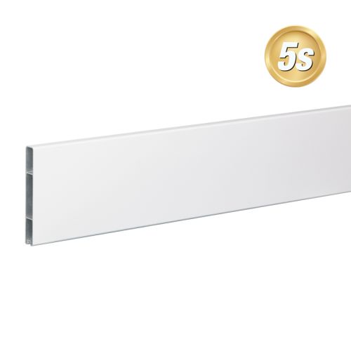 Alu Abschlussprofil 150 x 20 mm - Farbe: grau 5S, Länge: 250 cm