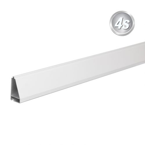 Alu Lamellen Profil 44 x 80 mm - Farbe: grau, Länge: 250 cm