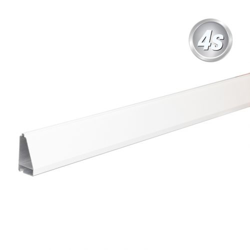 Alu Lamellen Profil 44 x 80 mm - Farbe: weiß, Länge: 250 cm