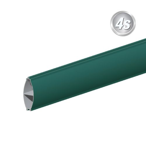 Alu Querlattenprofil 44 x 120 mm - Farbe: grün, Länge: 300 cm, Höhe: 12 cm