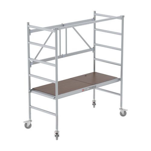 Alu Klappfahrgerüst Euro Vario - Breite: 0,70 m, Länge: 1,70 m - Modul: A inkl. Rollen