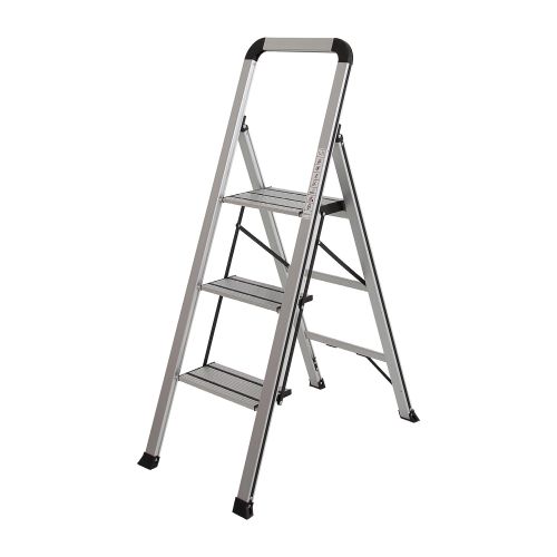 Alu Klapptritt Mod. KLT - Stufenanzahl: 3, Standhöhe: 72 cm