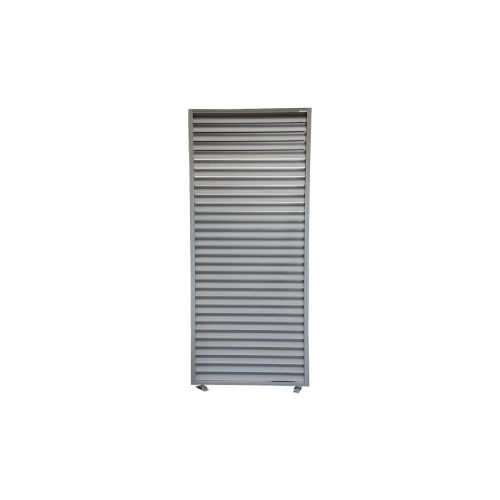 Seitenwand für Pergola Dallas - Lamellen verstellbar – Farbe: graualuminium, Breite: 980 mm, Höhe: 2300 mm