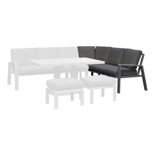 3-Sitzer-Sofa rechts Malaga - Breite: 2180 mm, Tiefe: 830 mm, Höhe: 880 mm
