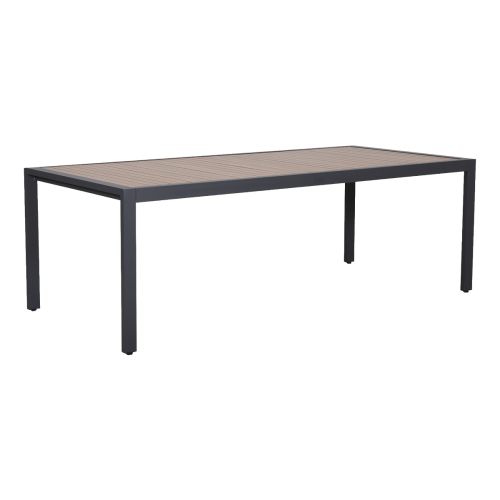 Gartentisch Nice – Farbe: anthrazit, Breite: 1000 mm, Länge: 2200 mm, Höhe: 850 mm