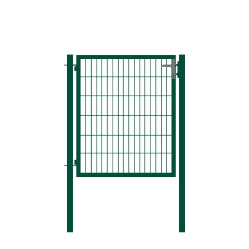 Rohrrahmentor Basic 1-flügelig - Ausführung: grün beschichtet, Höhe: 123 cm, Durchgangslichte: ca. 87 cm