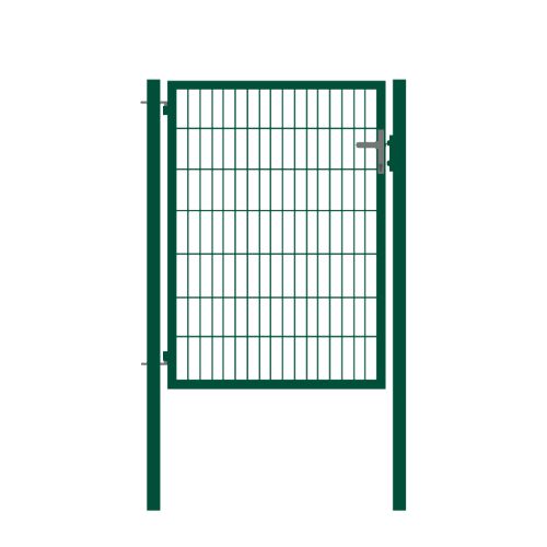Rohrrahmentor Basic 1-flügelig - Ausführung: grün beschichtet, Höhe: 143 cm, Durchgangslichte: ca. 87 cm