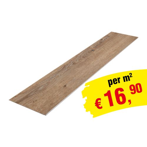 Vinylboden SPC Clicksystem 1220 x 229 x 6,5 mm (LxBxH) - Modell: STRAUSS Eiche Dekor