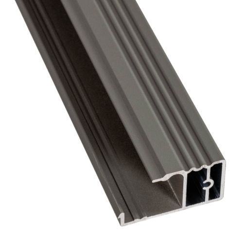 Aluminium Antrittsprofil – Farbe: grau, Länge: 2,25 m
