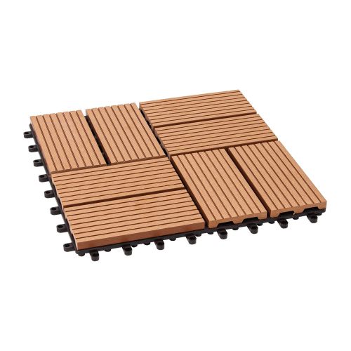 Terrassenfliese WPC Mailand - Abmessungen: 300 x 300 mm