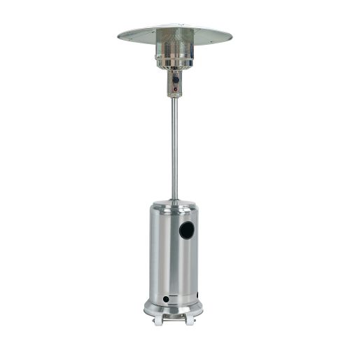 Gas Terrassenstrahler JULE ES - Material: Edelstahl, Durchmesser Ø: 455 mm, Höhe: 2210 mm, Leistung: bis zu 13 kW
