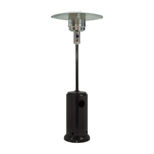 Gas Terrassenstrahler JULE - Material: pulverbeschichteter Stahl, Farbe: schwarz, Durchmesser Ø: 455 mm, Höhe: 2210 mm, Leistung: bis zu 13 kW