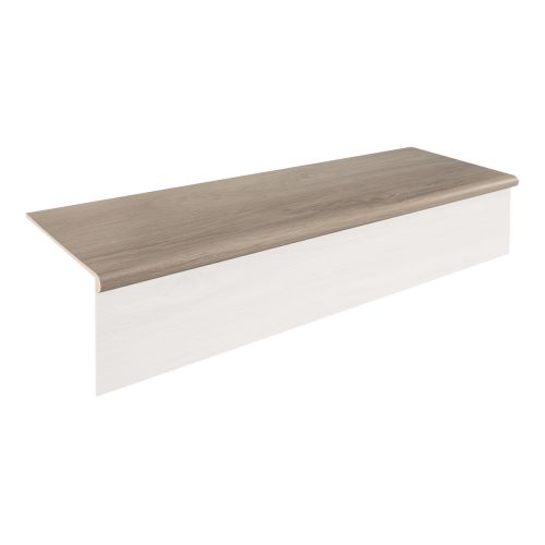 Stufenauflage Vinyl 1200 x 300 x 30 mm  - Modell: BRAHMS Walnuss Dekor