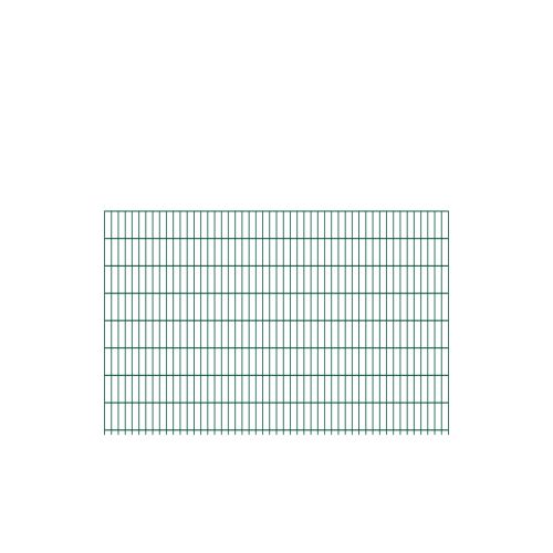 Doppelstabmattenzaun Goliath 8/6/8 mm - Ausführung: grün beschichtet, Höhe: 163 cm, Länge: 251 cm