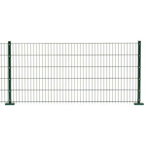 Doppelstabmattenzaun Goliath 8/6/8 mm - Ausführung: grün beschichtet, Höhe: 83 cm, Länge: 251 cm