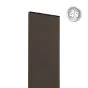 Alu Latte 20 x 200 mm - Farbe: schokobraun, Länge: 100 cm, Höhe: 20 cm