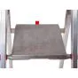 Stehleiter Eurostep Podestleiter PRO Mod. 870 in Alu - Stufenanzahl: 4, Arbeitshöhe: 2,69 m