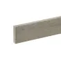 Abschluss Terrassendielen WPC - Länge: 2900 mm, Querschnitt: 55 x 15 mm, Farbe: schwarz