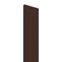Alu Abschlussprofil 150 x 20 mm  - Farbe: schokobraun, Länge: 300 cm