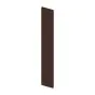 Alu Abschlussprofil 150 x 20 mm  - Farbe: schokobraun, Länge: 300 cm