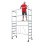 Alu Klappgerüst Mod. 178/250 - Länge: 2,50 m, Breite: 0,70 m, max. Arbeitshöhe: 4 m
