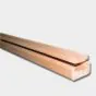 Bodenlauf Buche mit Montageleiste 3800 mm