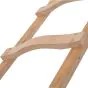 Holz Dachleiter - Sprossenzahl: 10, Länge: 2,80 m